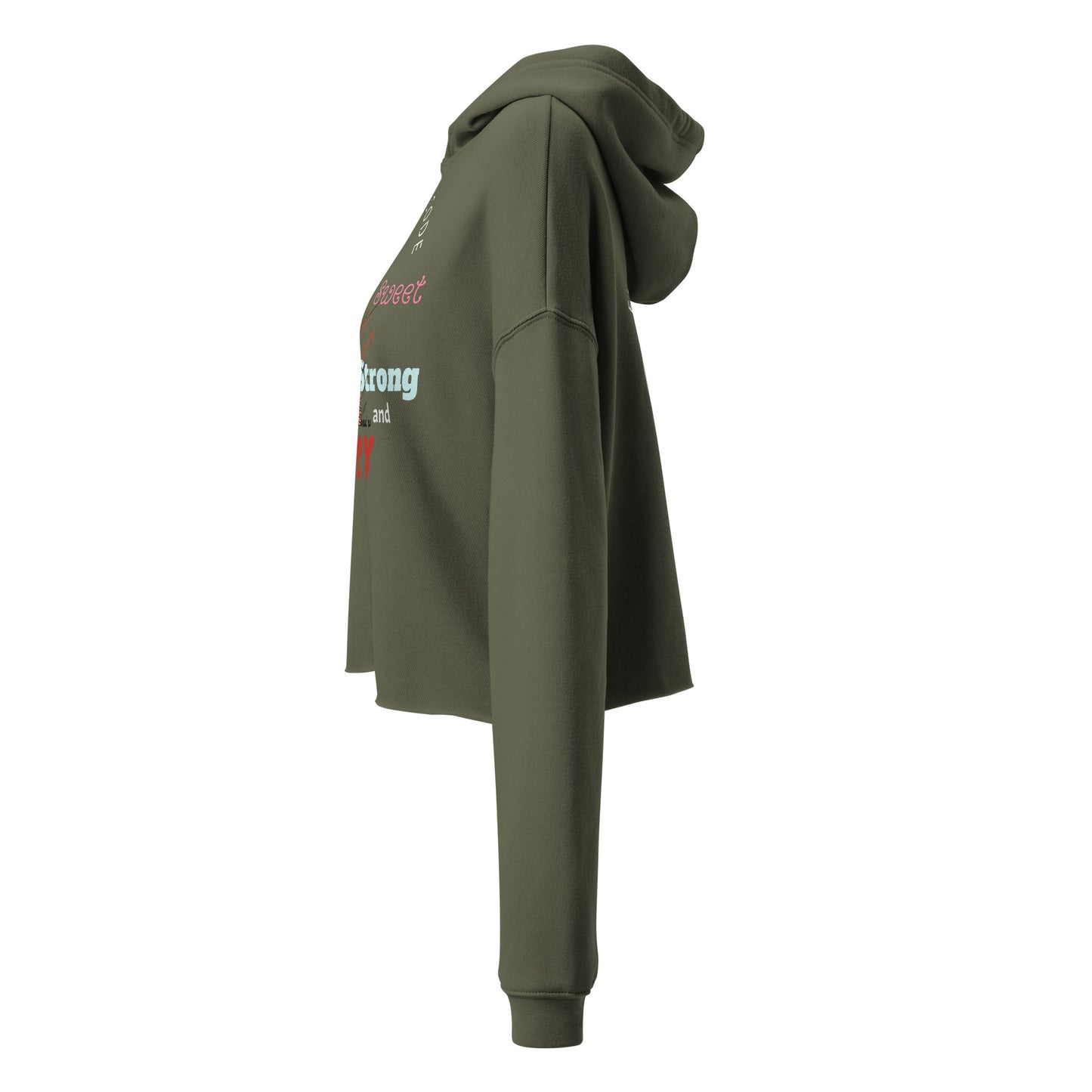 Trendy & Cozy Woman Crop Hoodie – Playful & Bold Thai Iconic Design | FunWearCode